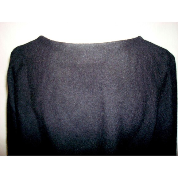 NWT New Womens 2X 1X Ryllace Plus 100% Cashmere Boyfriend Sweater Black Soft 228 - Picture 7 of 7